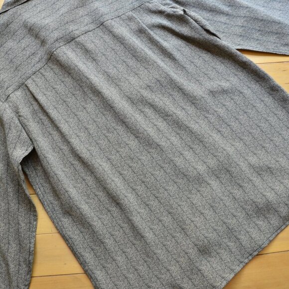 Patrick Christopher Silk Satin Blouse Button Up Size 10 - Picture 11 of 12